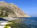 Cape Sagan-Zaba with petroglyphs. Lake Baikal.