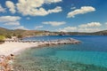 Cape Sounio beach in Attica, Greece