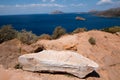 Cape sounion and the temple of poseidon Royalty Free Stock Photo