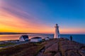 Cape Spear Lighthouse at Newfoundland Royalty Free Stock Photo