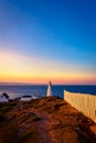 Cape Spear Lighthouse at Newfoundland Royalty Free Stock Photo