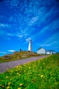 Cape Spear Lighthouse Newfoundland Royalty Free Stock Photo