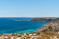 Cape Spencer coastline at Innes National Park, SA Royalty Free Stock Photo