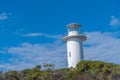 Cape Tourville Lighthouse at Freycinet National Park in Tasmania, Australia