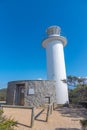 Cape Tourville Lighthouse at Freycinet National Park in Tasmania, Australia Royalty Free Stock Photo