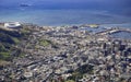 Cape Town Aerial Panorama Royalty Free Stock Photo