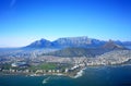 Cape Town aerial view Royalty Free Stock Photo