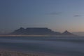 Cape Town - Bloubergstrand South Africa with a view of Table Mountain Royalty Free Stock Photo