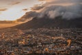 Cape town-capital of South Africa.Table mountain Royalty Free Stock Photo