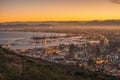 Cape town-capital of South Africa.Table mountain Royalty Free Stock Photo