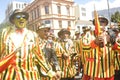 Kaapseklopse -Cape Town Street parade - 2nd New Year 2019 Royalty Free Stock Photo