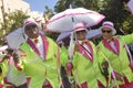 Kaapseklopse -Cape Town Street parade - 2nd New Year 2019 Royalty Free Stock Photo