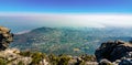 Cape Town city and port from Above Royalty Free Stock Photo