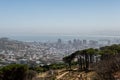Cape Town City View From the Table Mountain Royalty Free Stock Photo