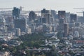 Cape Town from Table Mountain, South Africa,2017 Royalty Free Stock Photo