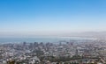 Cape Town city View from Table Mountain Royalty Free Stock Photo