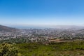 Cape Town City View From the Table Mountain Royalty Free Stock Photo