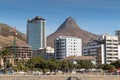 Cape town devils peak view from sea point promenade