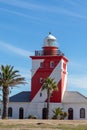 Cape town seapoint lighthouse view Royalty Free Stock Photo