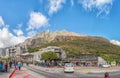 Panorama of the lower cable station at Table mountain