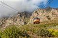 Viiew of the Table Mountain Cableway Royalty Free Stock Photo