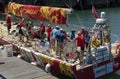 Round the world racing yacht in Cape Town