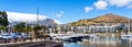 Cape Town, South Africa - January 29, 2020: Boats on the waterfront Victoria & Alfred Waterfront in the city center