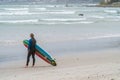 Surfers on the Clifton Beach. Cape Town