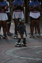 performing a typical african dance in the city centre of Cape Town, South Africa Royalty Free Stock Photo