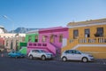 Bo Kaap colorful houses in Cape Town Royalty Free Stock Photo