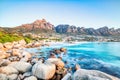 Cape Town Sunset over Camps Bay Beach with Table Mountain and Twelve Apostles in the Background Royalty Free Stock Photo