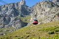 Cape town table mountain cable car Royalty Free Stock Photo