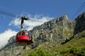 Cape Town Table Mountain cable car Royalty Free Stock Photo