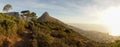 Cape Town Table Mountains in South Africa. Royalty Free Stock Photo