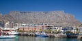 Cape Town waterfront and table Mountain Royalty Free Stock Photo