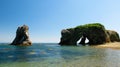 Cape Velikan giant, stone fox nature sculpture, Sakhalin Russia