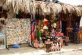 A local souvenirs shop. Palmeira. Sal island. Cape Verde Royalty Free Stock Photo