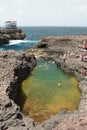 Natural pool of Buracona. Sal island. Cape Verde