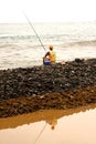 Cape Verdean fisherman Royalty Free Stock Photo