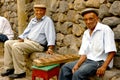 Cape Verdean old men Royalty Free Stock Photo