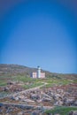 The Capel Rosso Lighthouse on the Giglio Island, Maremma, Tuscany, Italy