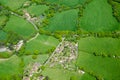 Capel village, Surrey, Aerial View