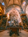 The Capela dos Ossos, Chapel of Bones in Evora Portugal Royalty Free Stock Photo