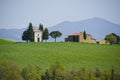 Capella di Vitaleta in Val d`Orcia, Italy