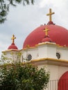 Greek Orthodox church of the Twelve Apostles, Capernaum, Israel Royalty Free Stock Photo