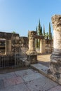 CAPERNAUM, ISRAEL, March 31 2018: remains of synagogue in the Capharnaum the town of Jesus.