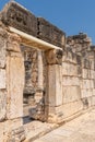 Reconstruction of the ruins of the White Synagogue. Translation. `Herod, the son of Monimos, and Ju