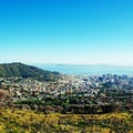 Capetown and Table Bay(South Africa) Royalty Free Stock Photo