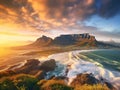 Capetown Table Mountain South Africa Royalty Free Stock Photo