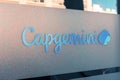 Capgemini logo on Silicon Valley office. Capgemini is a French professional services and business consulting corporation